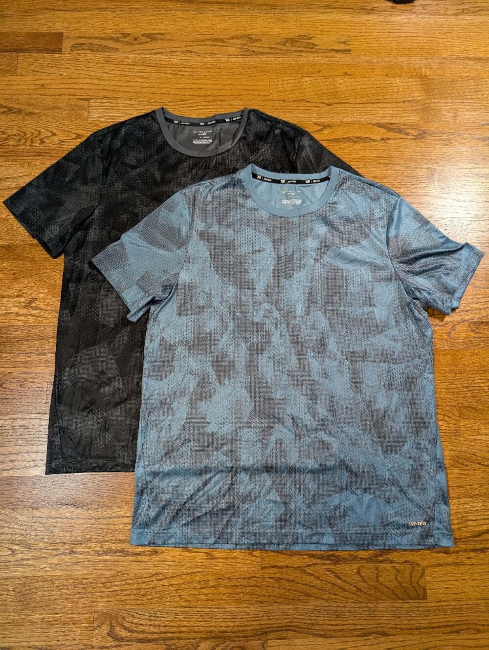 Tek Gear DryTek Athletic Shirts Bundle Blue Gray Black Activewear Men's XL